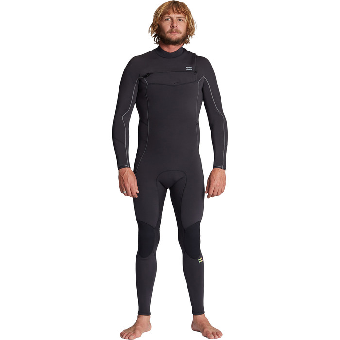 2024 Billabong Mens Absolute 3/2mm Chest Zip GBS Wetsuit ABYW100192 - Black